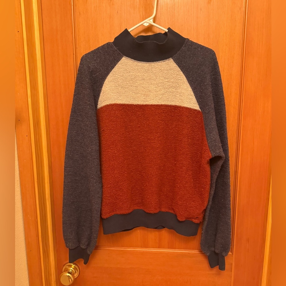 Prana Flint Brook Mock Neck Pullover Nautical - Picture 4 of 11